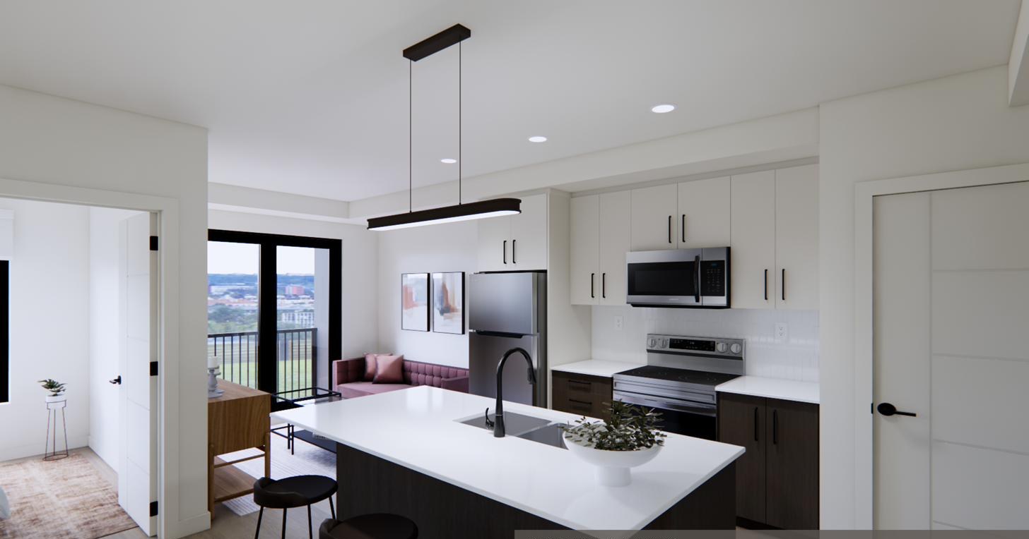 Rental suite interior